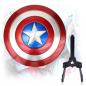 Preview: Captain America Schild mit Ständer
